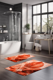 Mijölnir Juego de alfombrillas de baño CT-5409 de 2 piezas Multicolor